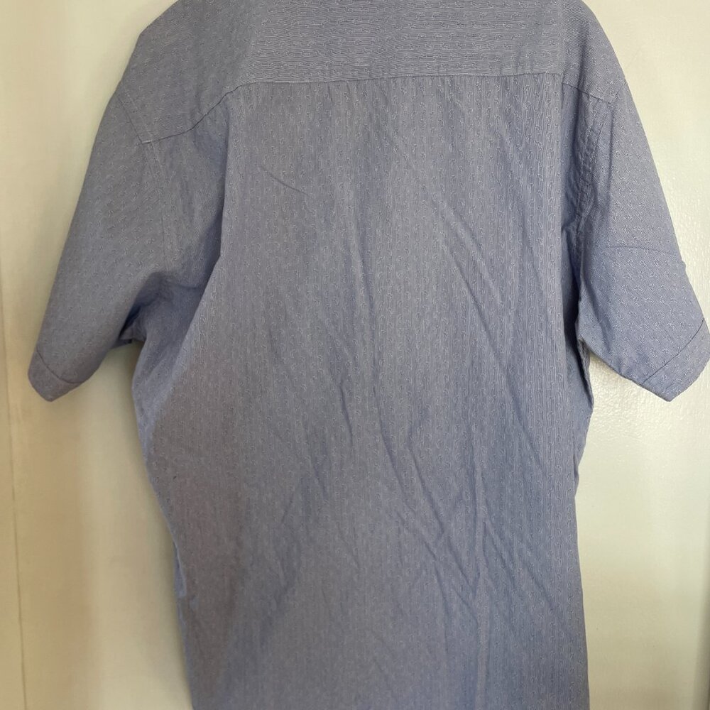 James Campbell Light Blue Paisley Button‑Up – XL, Like New - Picture 4 of 5